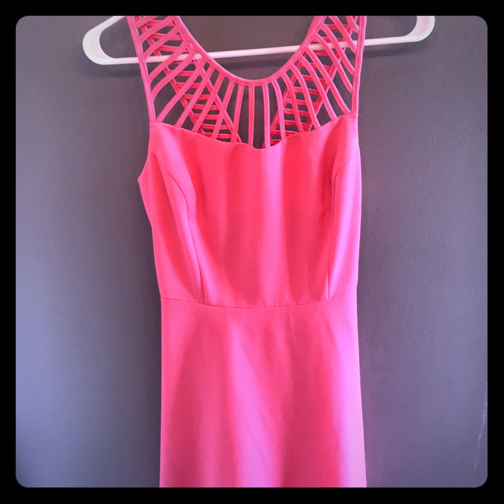 Boston Proper pink summer dress